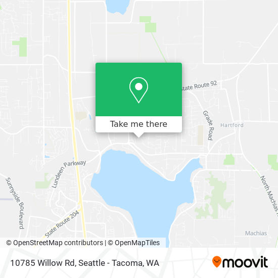 10785 Willow Rd map