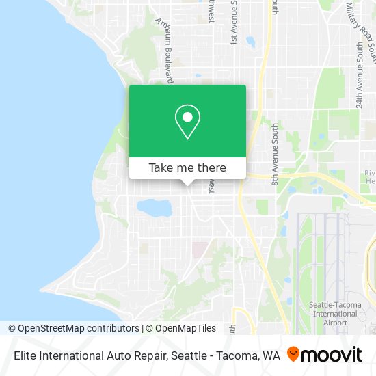 Elite International Auto Repair map