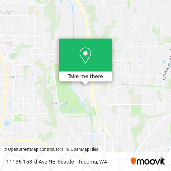 Mapa de 11135 153rd Ave NE