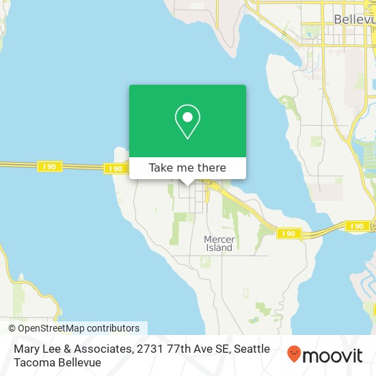 Mapa de Mary Lee & Associates, 2731 77th Ave SE