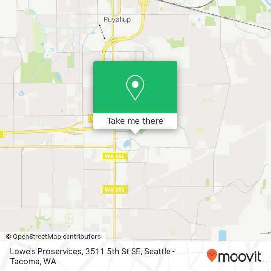 Lowe's Proservices, 3511 5th St SE map