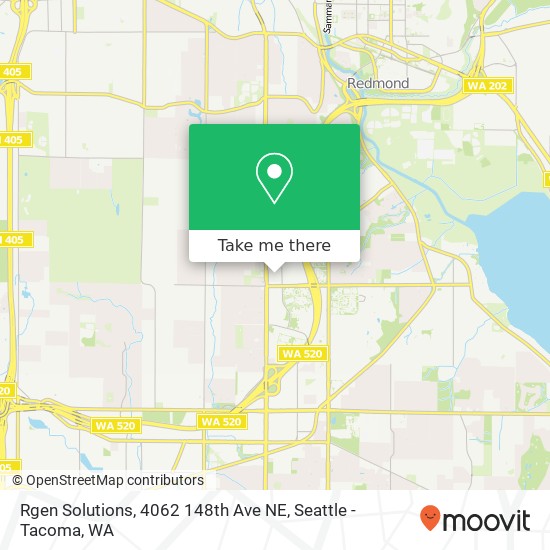 Mapa de Rgen Solutions, 4062 148th Ave NE