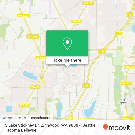 S Lake Stickney Dr, Lynnwood, WA 98087 map