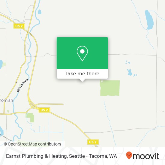 Mapa de Earnst Plumbing & Heating, 13917 80th St SE