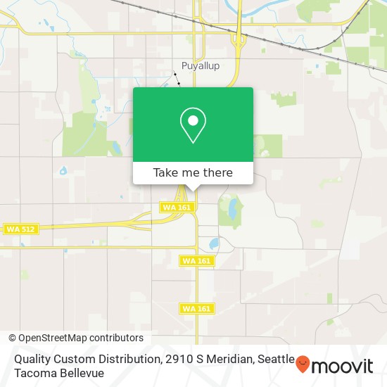 Quality Custom Distribution, 2910 S Meridian map