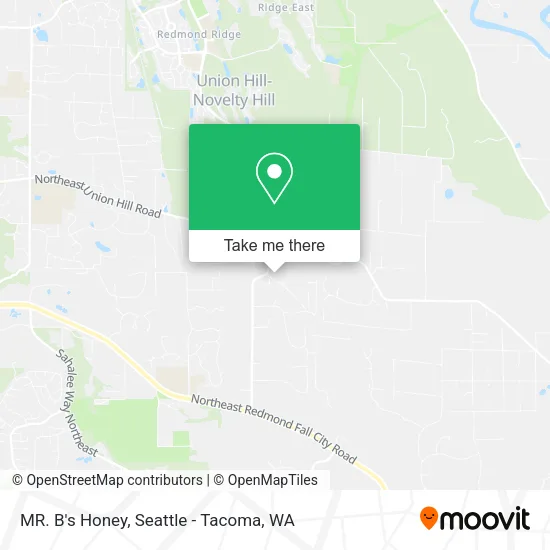 MR. B's Honey, 23918 NE 58th Pl map
