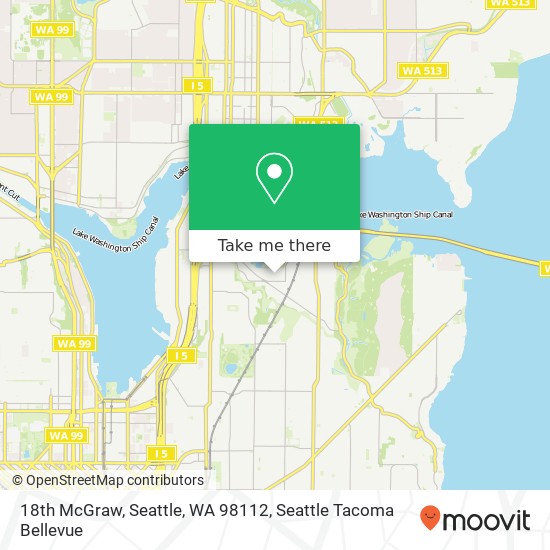 Mapa de 18th McGraw, Seattle, WA 98112