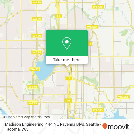 Mapa de Madison Engineering, 444 NE Ravenna Blvd
