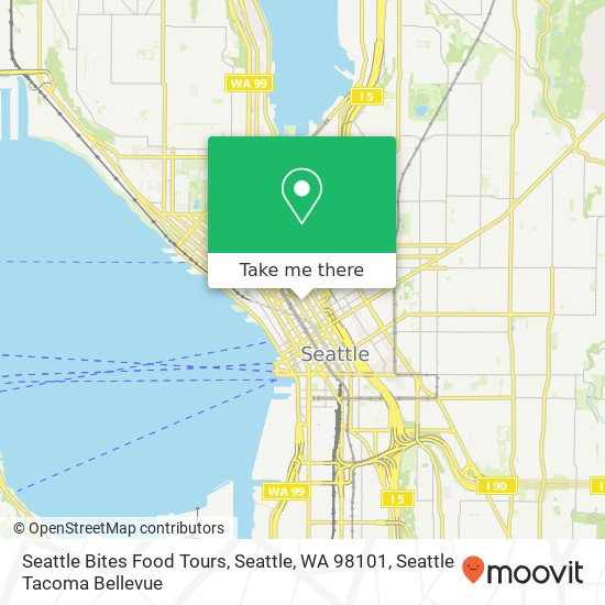 Seattle Bites Food Tours, Seattle, WA 98101 map