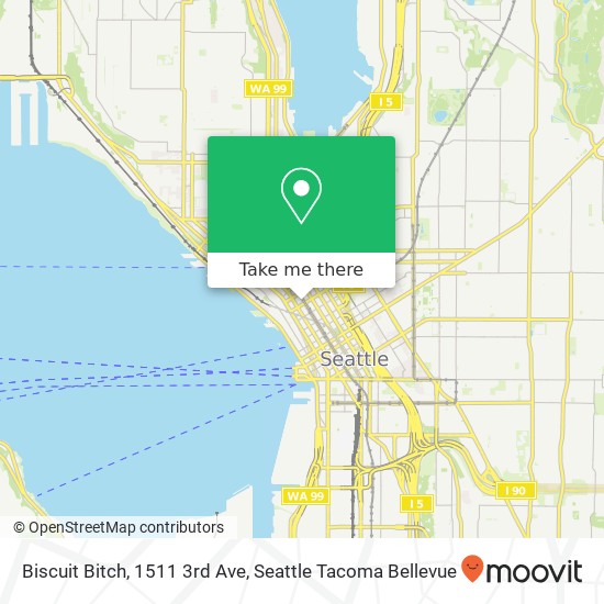 Mapa de Biscuit Bitch, 1511 3rd Ave