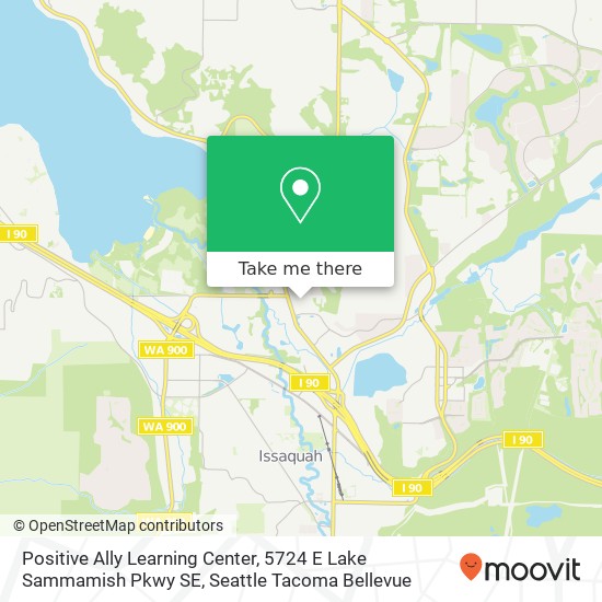 Positive Ally Learning Center, 5724 E Lake Sammamish Pkwy SE map