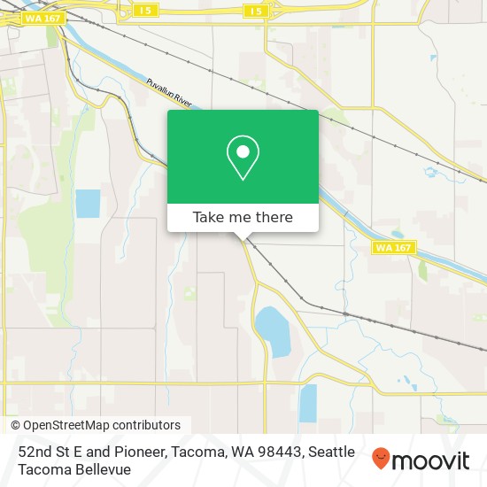 52nd St E and Pioneer, Tacoma, WA 98443 map