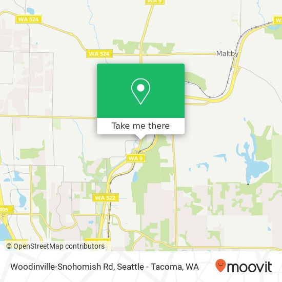 Woodinville-Snohomish Rd, Woodinville, WA 98072 map