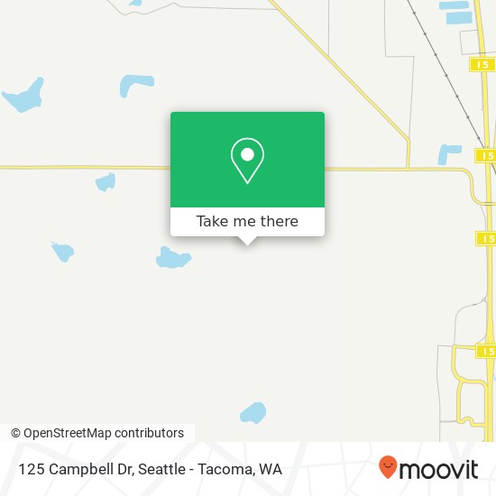 Mapa de 125 Campbell Dr, Marysville, WA 98271