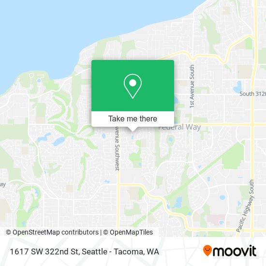 1617 SW 322nd St map