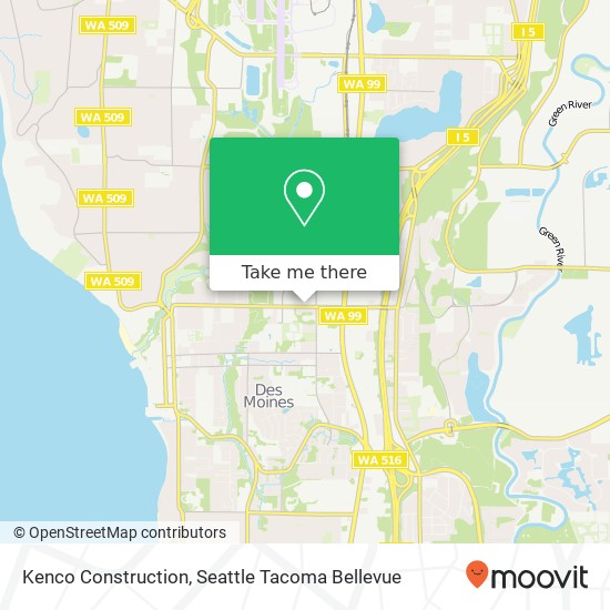 Kenco Construction map