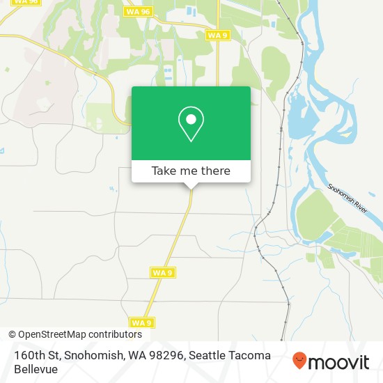 Mapa de 160th St, Snohomish, WA 98296