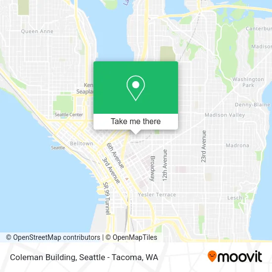 Coleman Building map