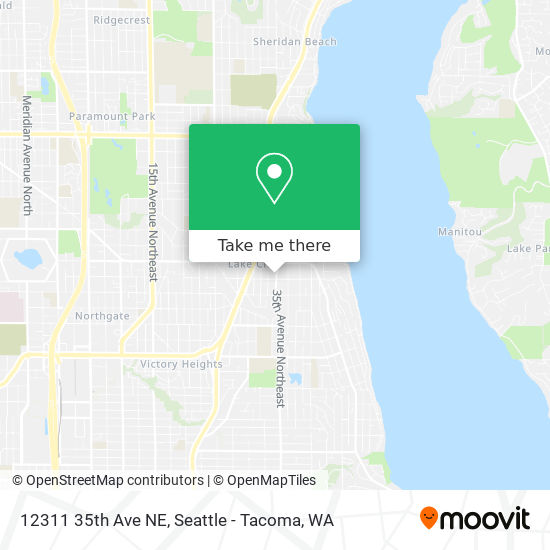 Mapa de 12311 35th Ave NE