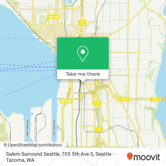 Mapa de Salem Surround Seattle