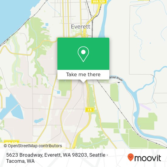 5623 Broadway, Everett, WA 98203 map