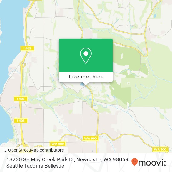 13230 SE May Creek Park Dr, Newcastle, WA 98059 map