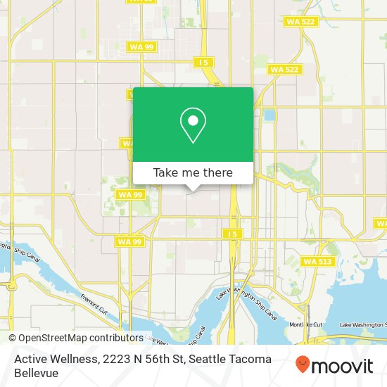 Mapa de Active Wellness, 2223 N 56th St