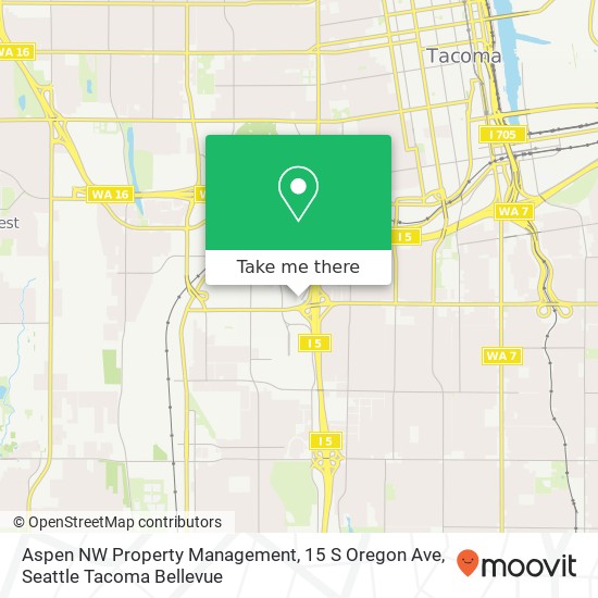 Aspen NW Property Management, 15 S Oregon Ave map