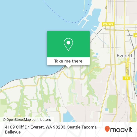 4109 Cliff Dr, Everett, WA 98203 map