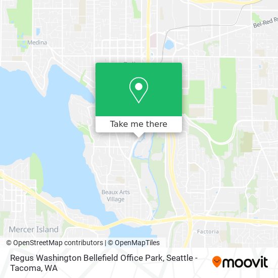 Mapa de Regus Washington Bellefield Office Park