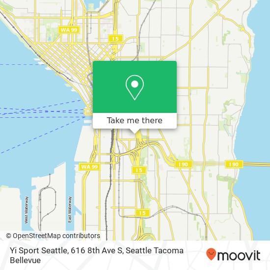 Yi Sport Seattle, 616 8th Ave S map