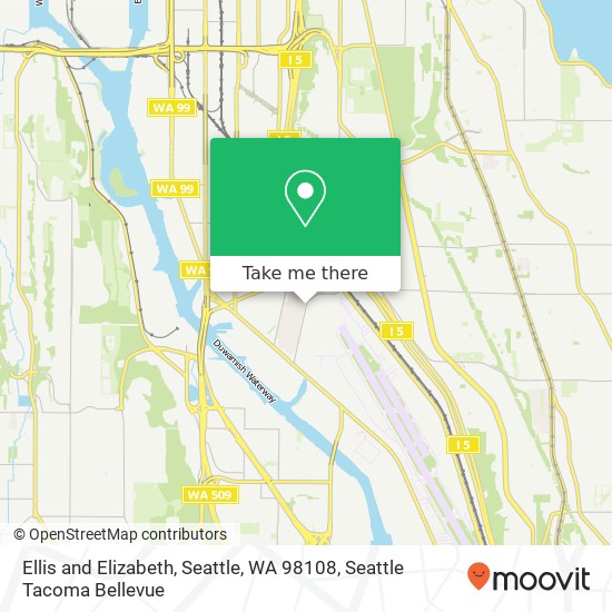 Ellis and Elizabeth, Seattle, WA 98108 map