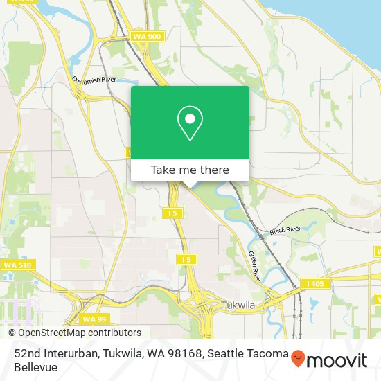 Mapa de 52nd Interurban, Tukwila, WA 98168