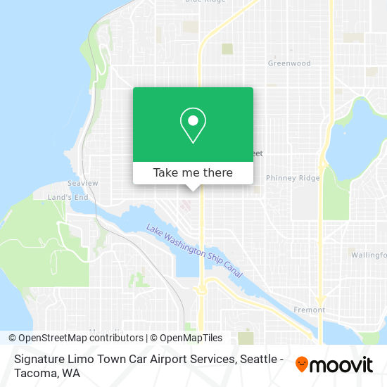 Mapa de Signature Limo Town Car Airport Services