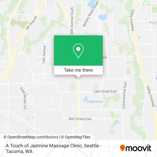 A Touch of Jazmine Massage Clinic map