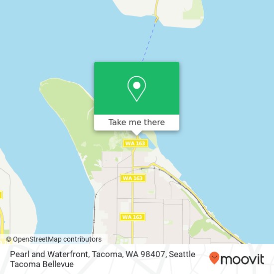 Pearl and Waterfront, Tacoma, WA 98407 map