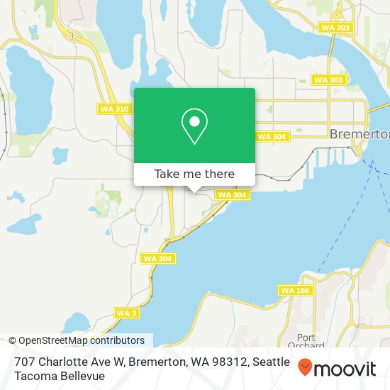 707 Charlotte Ave W, Bremerton, WA 98312 map