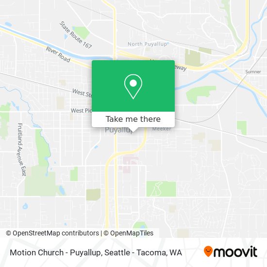 Mapa de Motion Church - Puyallup