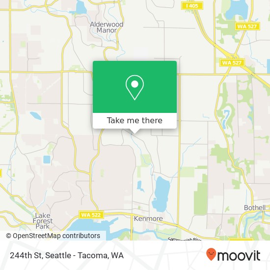 244th St, Bothell, WA 98021 map