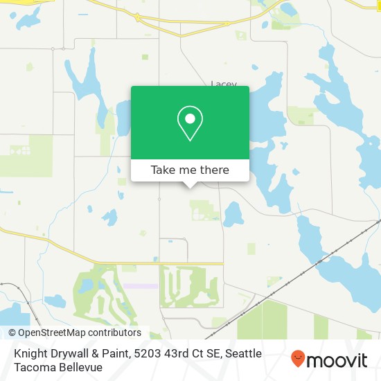 Mapa de Knight Drywall & Paint, 5203 43rd Ct SE