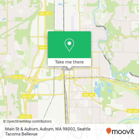 Mapa de Main St & Auburn, Auburn, WA 98002