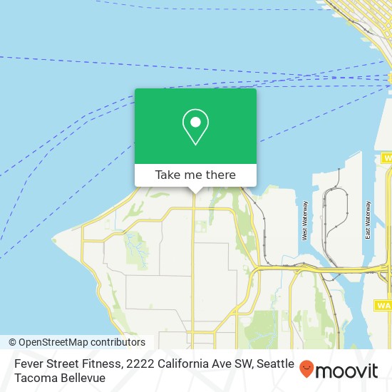 Fever Street Fitness, 2222 California Ave SW map