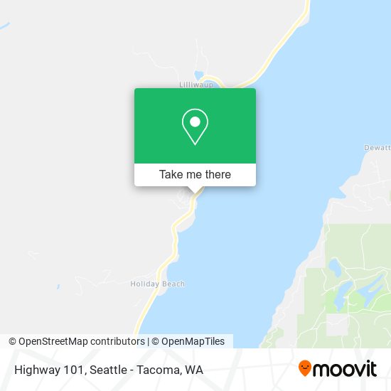 Highway 101 map