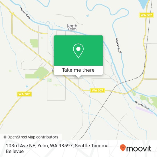 Mapa de 103rd Ave NE, Yelm, WA 98597