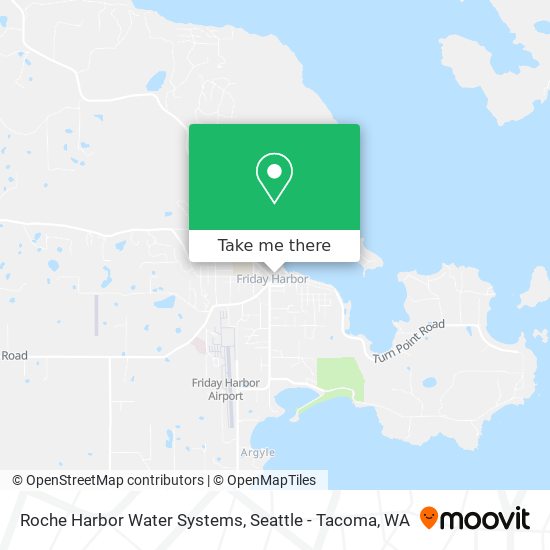 Roche Harbor Water Systems map