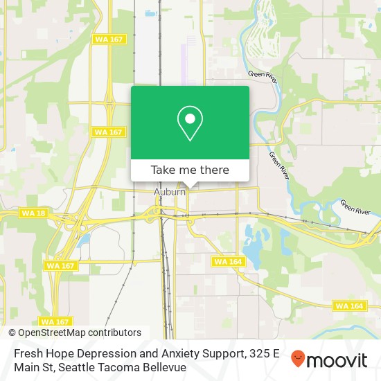 Fresh Hope Depression and Anxiety Support, 325 E Main St map