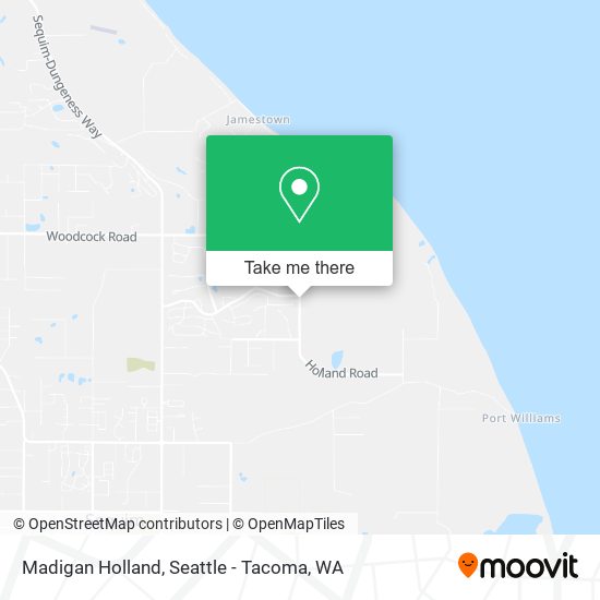 Mapa de Madigan Holland, Sequim, WA 98382