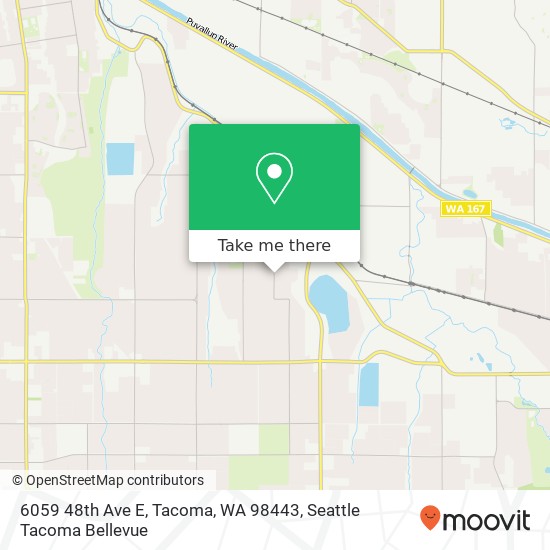 Mapa de 6059 48th Ave E, Tacoma, WA 98443