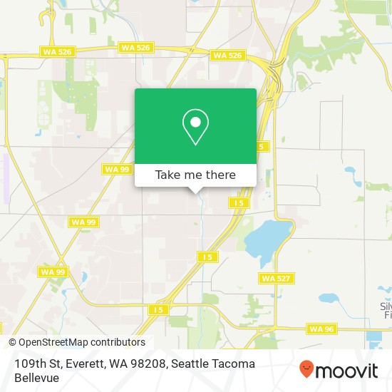 109th St, Everett, WA 98208 map