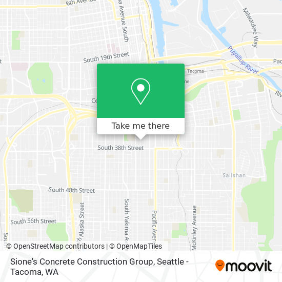 Mapa de Sione's Concrete Construction Group